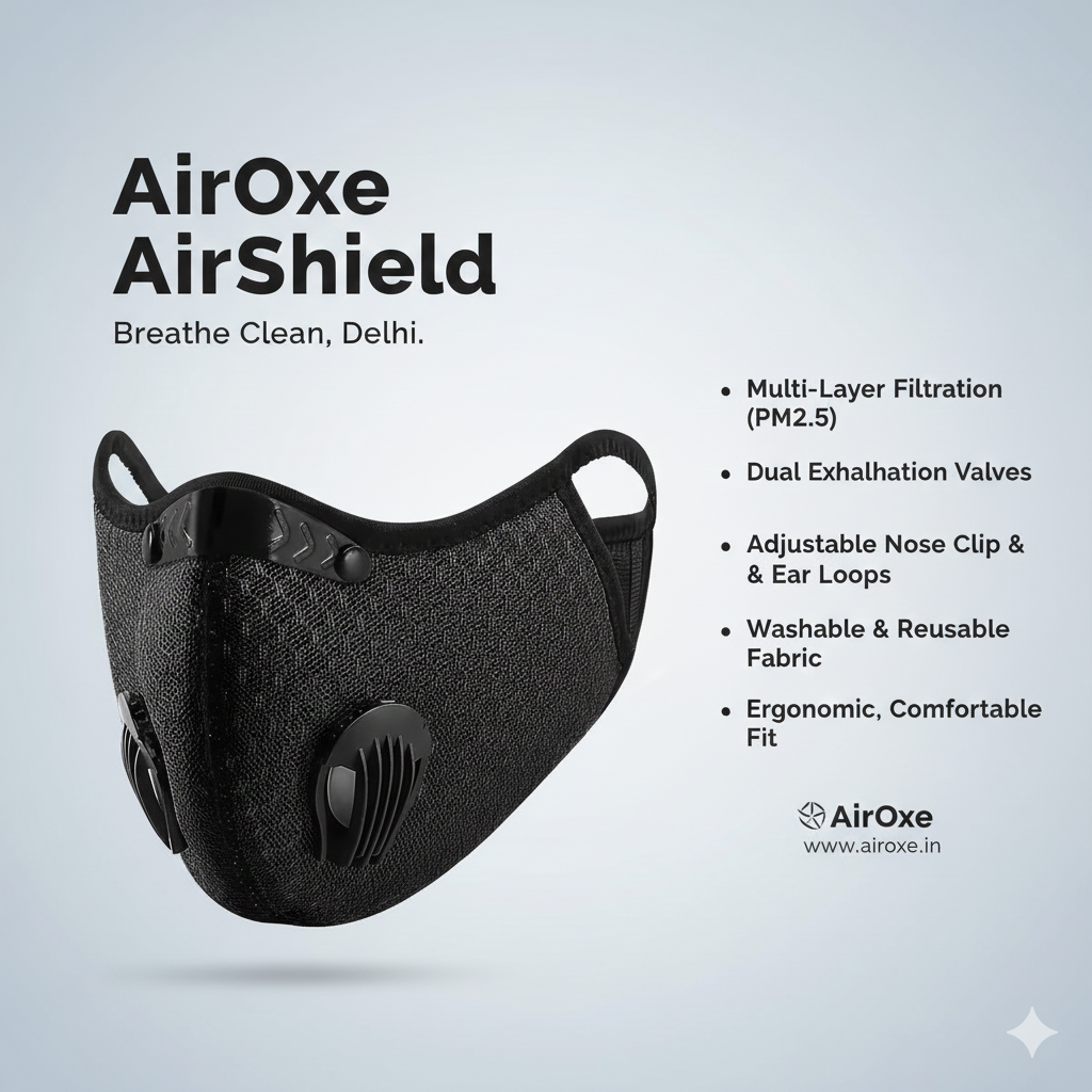 reusable anti pollution mask